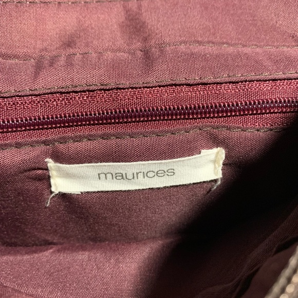 Maurices Handbag 👜 Burgandy/Plum - Picture 6 of 7